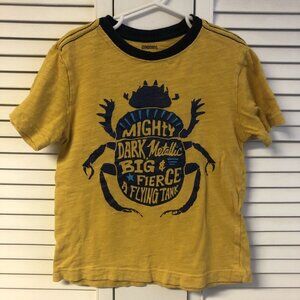 Gymboree Size 5 Yellow Beetle Ringer Tee